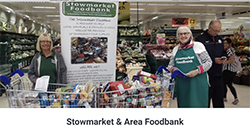 Stowmarket Foodbank website home page